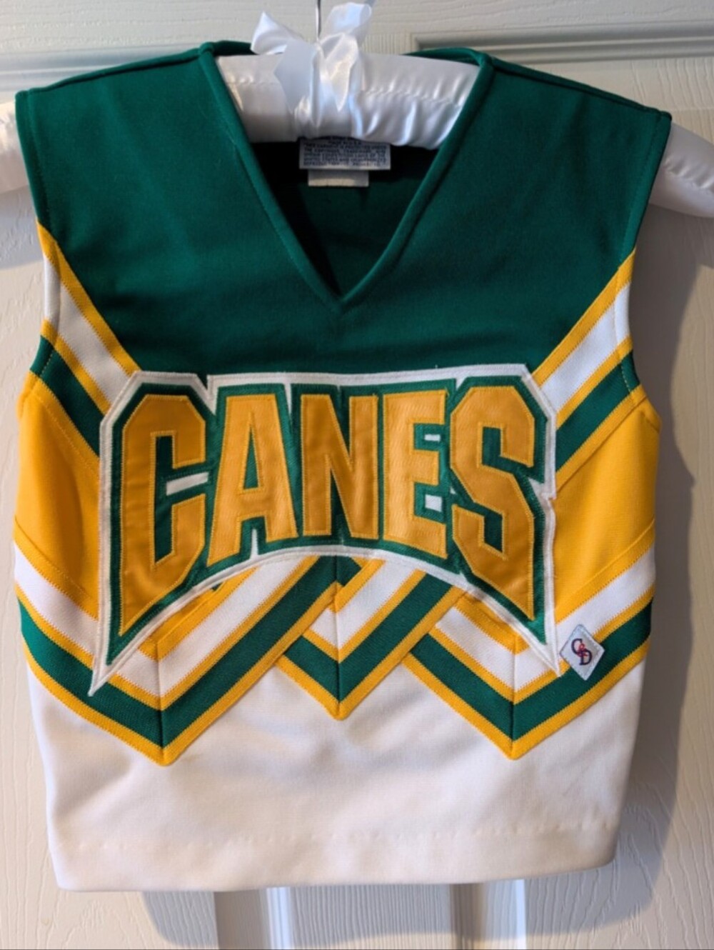 Youth Cheerleader Uniform Top Embroidered Halloween Costume Youth Large